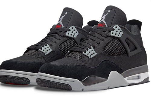 Air Jordan 4 Retro SE 'Black Canvas'