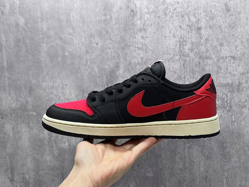 Nike Jordan Air Jordan 1 Retro Low OG 'Banned' Sneakers - Black / Varsity Red
